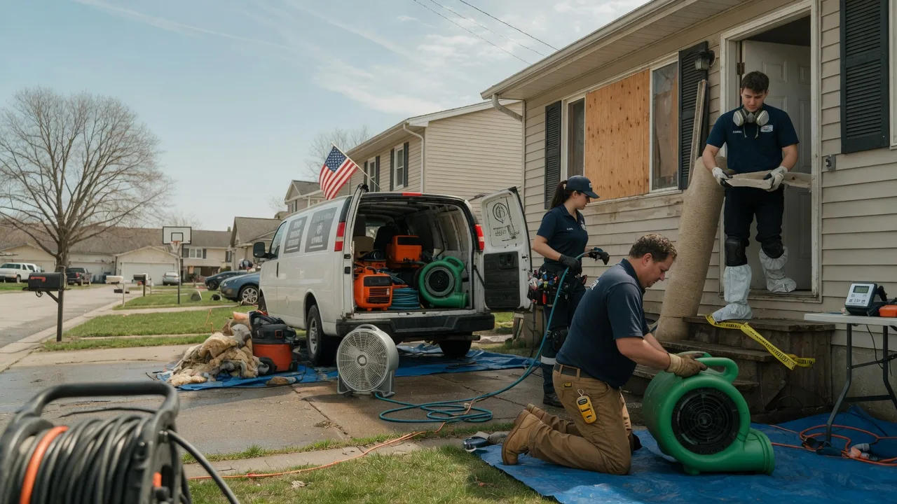 Water Damage Restoration in Bloomington, NE near me